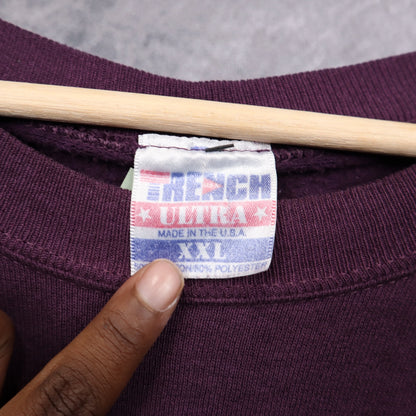 1995 Purple Oakland Raiders Crewneck Sweatshirt 6424