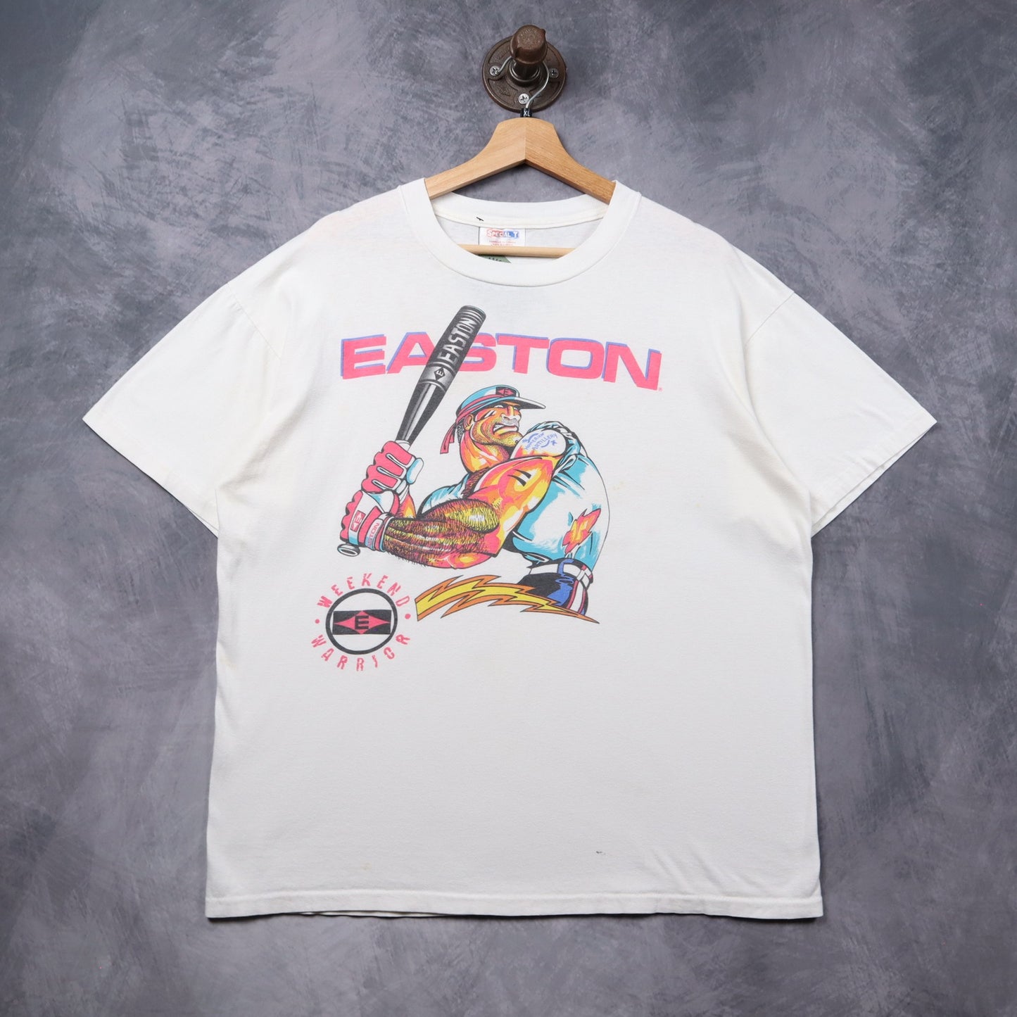 1991 White Easton Weekend Warrior Team Canada Pan-Am Softball Shirt 5354