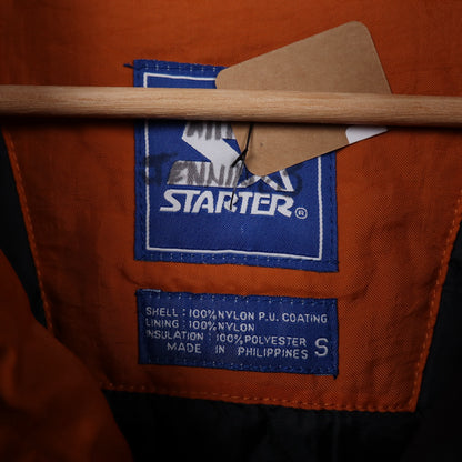 90s Orange University of Texas Longhorns Starter Pullover Puffer Jacket 5923
