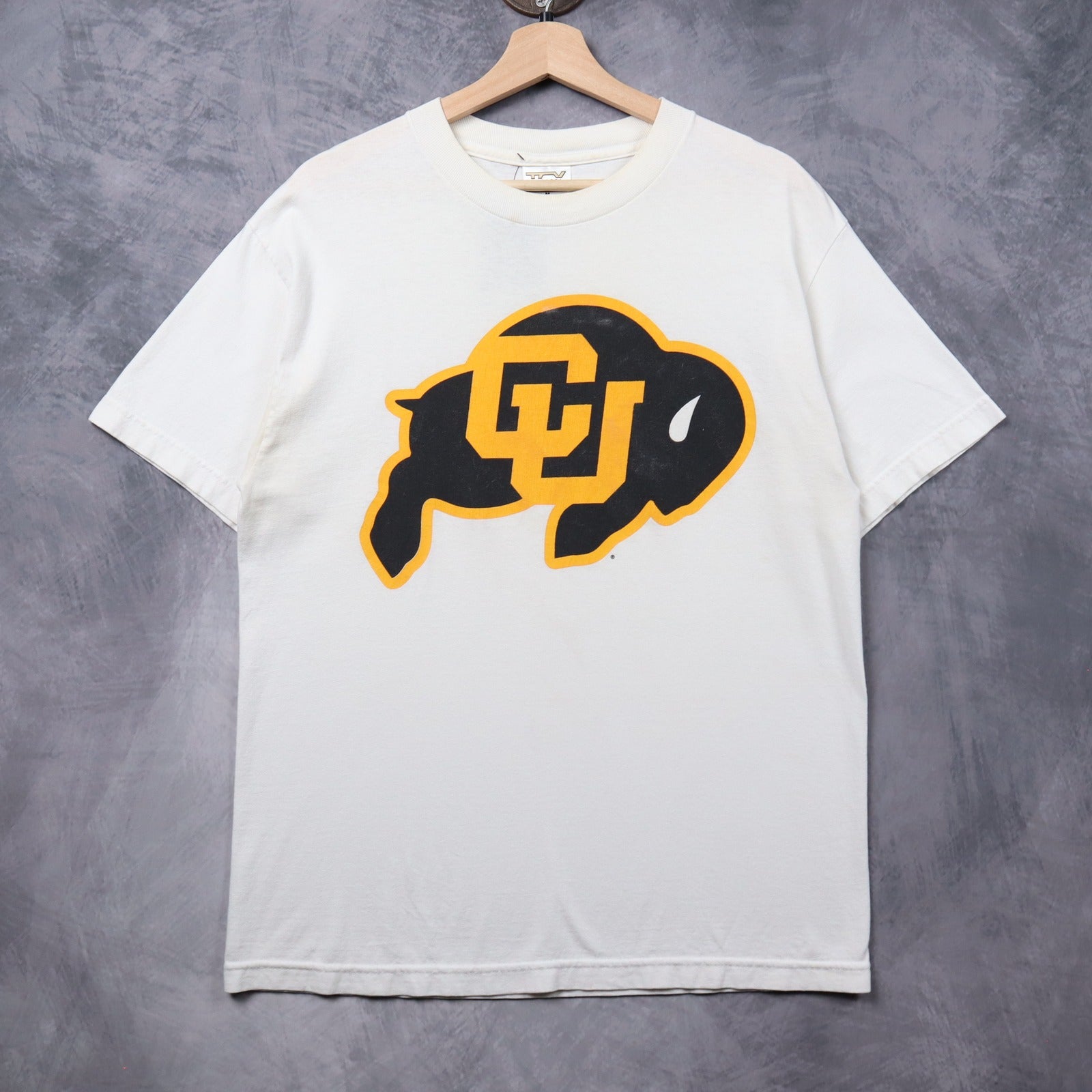 Early 00s White Colorado Buffaloes Shirt 5419