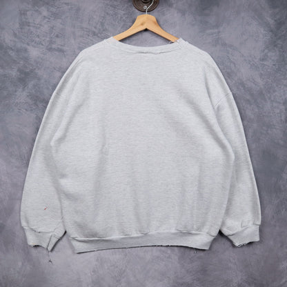 1993 Grey Marvin The Martian Texas Crewneck Sweatshirt 5702