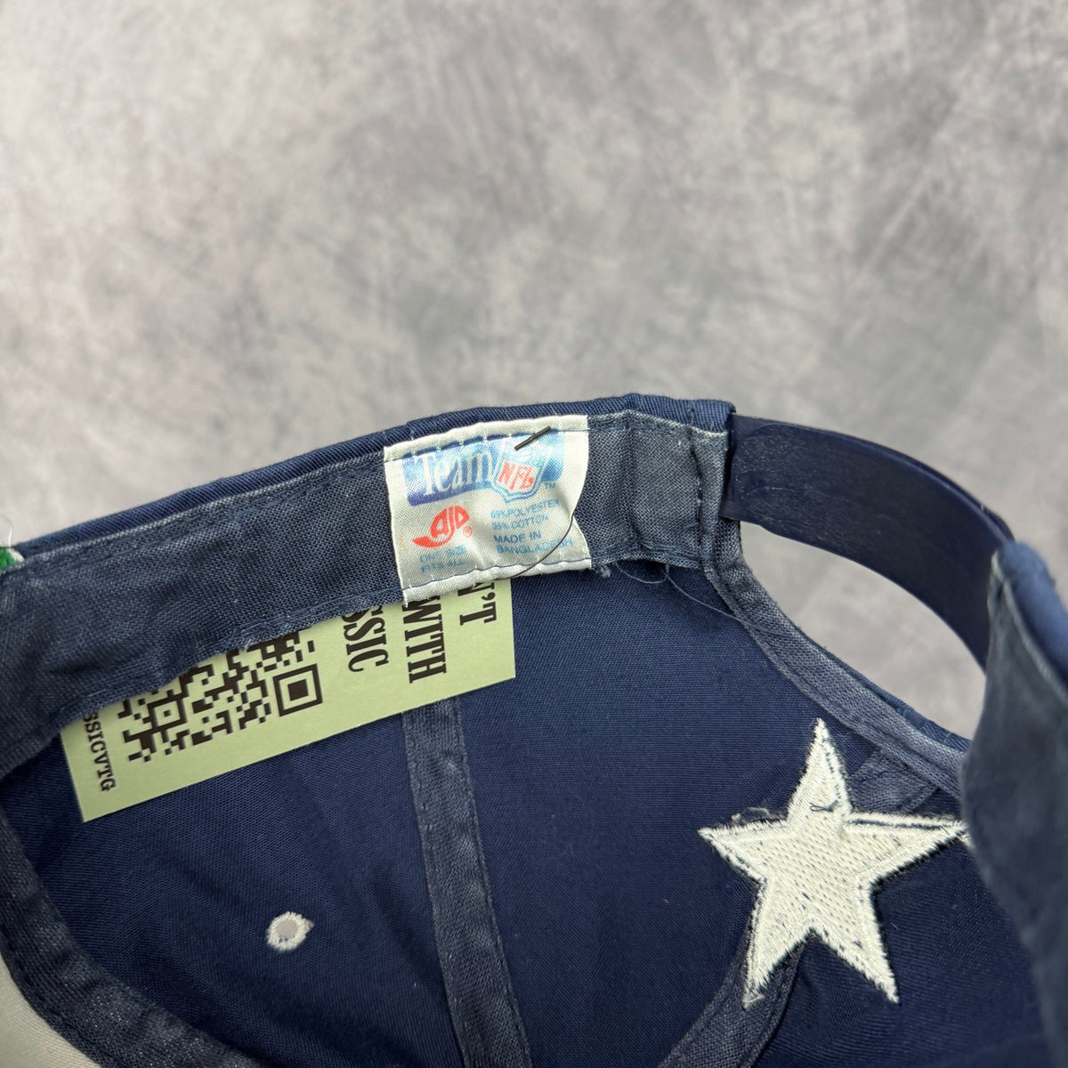 90s Navy Blue Dallas Cowboys Snapback Hat 6828