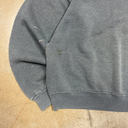 1996 Dark Gray Faded Olympics Crewneck Sweatshirt L E44