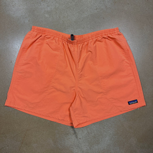 00s Peach Orange Patagonia Mesh Trunk Shorts 36 B16