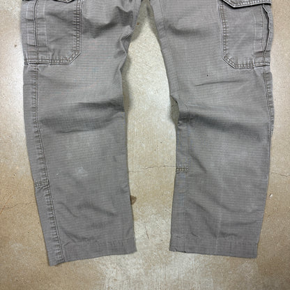 90s Tan Brown LLBean Ripstop Cargo Pants 31x29 O43