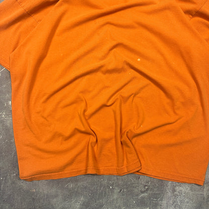 Early 00s Orange Nike Essential Spellout Shirt XXL U88