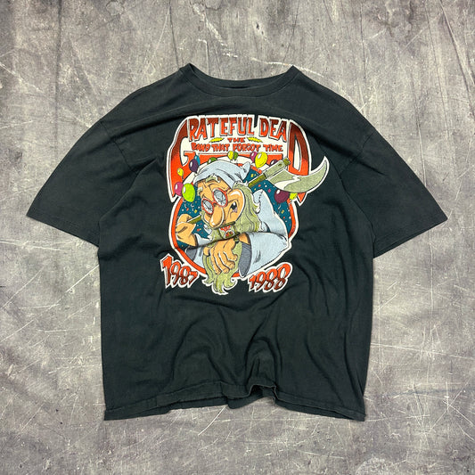 1987/88 Grateful Dead The Band That Forgot Time Graphic Shirt L C60