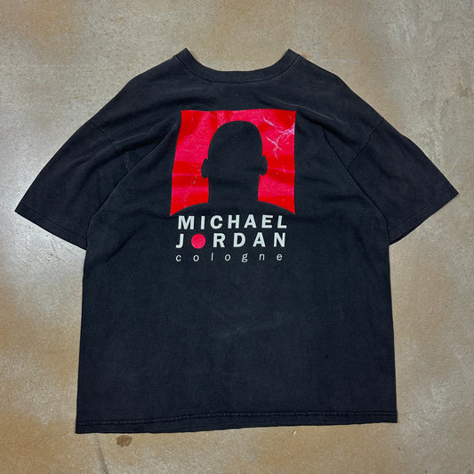 90a Faded Black Michael Jordan Cologne Graphic Shirt XL G43