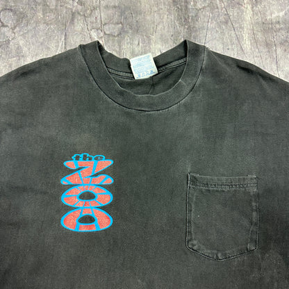 1998 Faded Black The Zoo Final Flush Band Pocket Shirt L W17